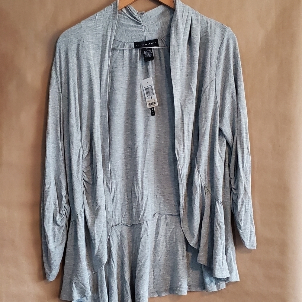 Grace Elements gray cardigan